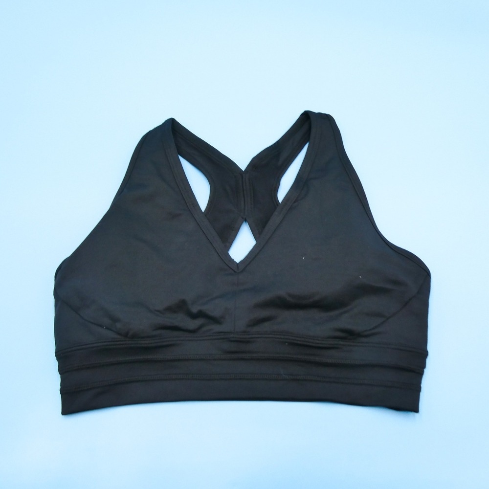 Sweaty Betty Sports‎ Bra Womens Medium SB9612 Black Racerback Polyester Blend